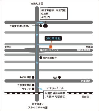 東京本社地図